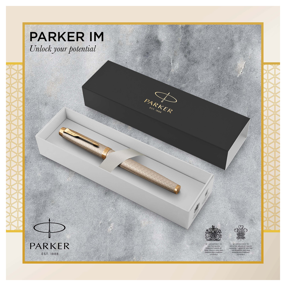 Parker IM Premium - Grey GT, перьевая ручка, F