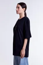 Футболка Гербарий Ландыш Черная