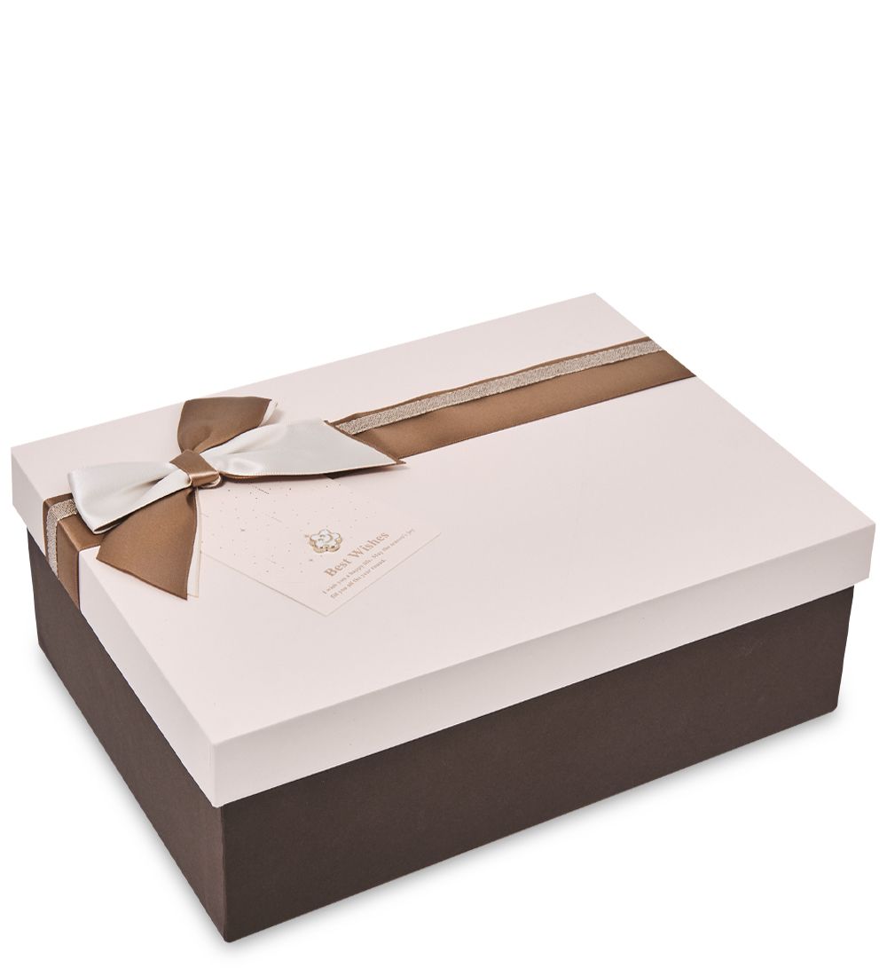 WF-173/3-B Коробка бол., молочный/коричневый