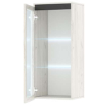 Пенал навесной 1В "ГРЕТТА" Дуб Крафт белый - Антрацит