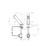 Сенсорный кран для раковины SOLTRONIC 8119B