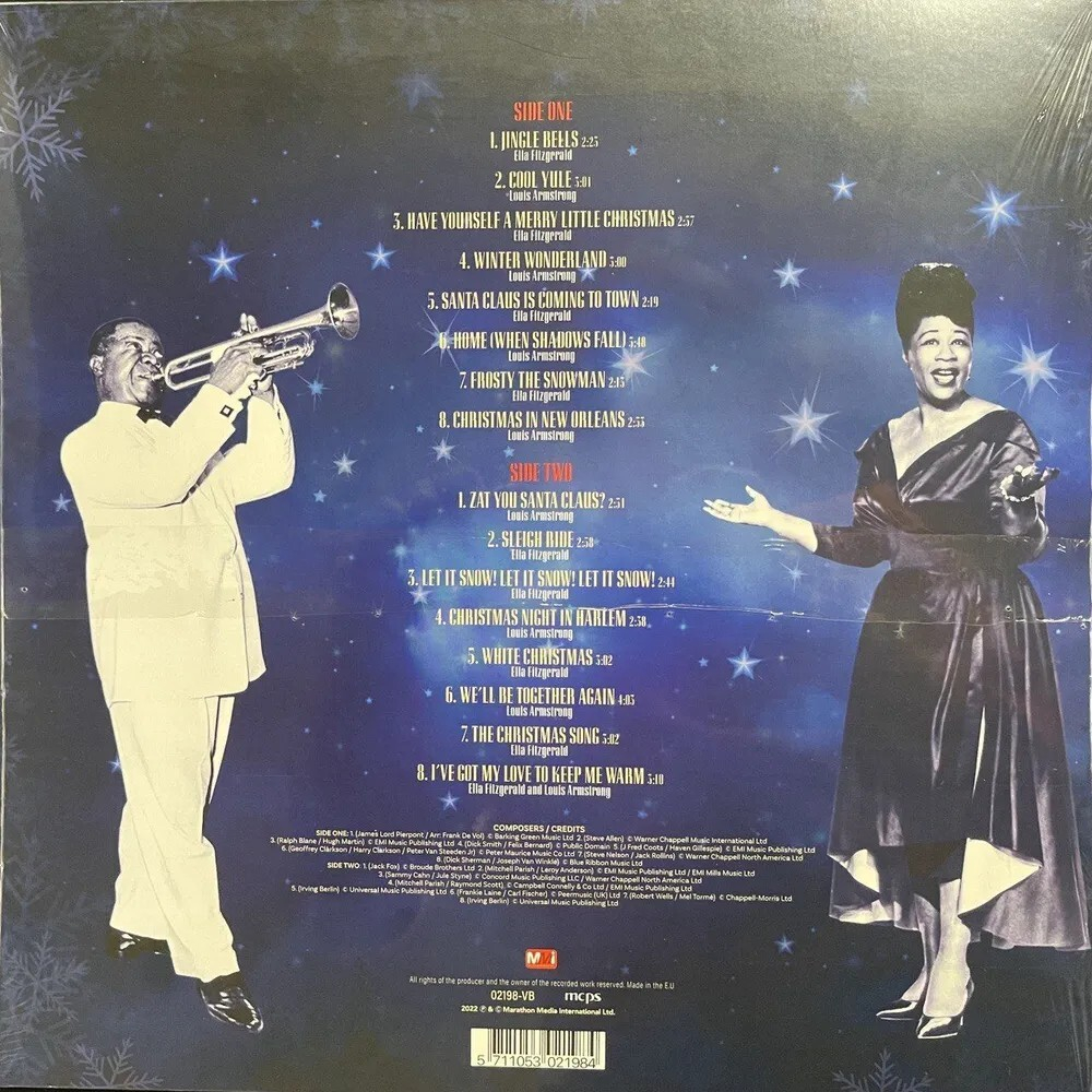 Ella Fitzgerald & Louis Armstrong / A Swinging Christmas (LP)