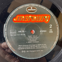 Винтажная виниловая пластинка LP Yello Baby (Испания 1991)