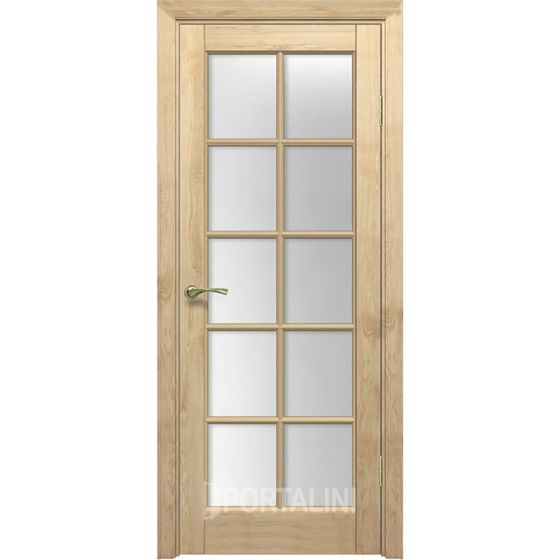 Купить Межкомнатная дверь массив дуба Порталини 5 остекление 10