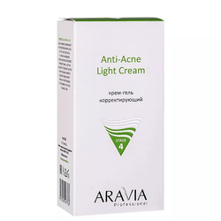 ARAVIA PROFESSIONAL Крем-гель корректирующий для жирной и проблемной кожи Anti-Acne Light Cream, 50 г