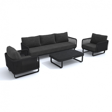 Лаунж зона Ideal Patio БЕЛЛИСА С с трехместным диваном - маренго