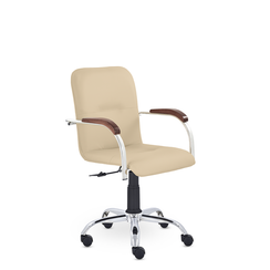 Кресло Самба GTP СН D8 (темный орех) Z21 (бежевый)