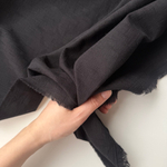 Фактурный хлопок «Рельеф» Чёрный