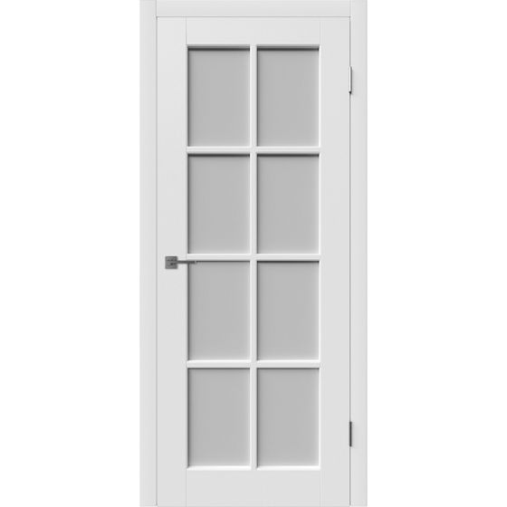 Купить Фота межкомнатной двери эмаль VFD Porta Polar белая остеклённая