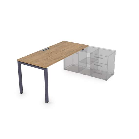 СП-П.979 Стол рабочий прямолинейный для крепления на тумбу (1400*700*750)