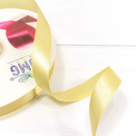 Лента Атласная 1,5см х 110м Полиэстер класс А (Желтый)