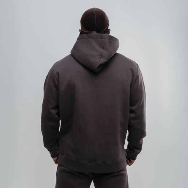 Худи Molotov Mask W21 TRIPLE Logo Темно-Коричневый - фото 2