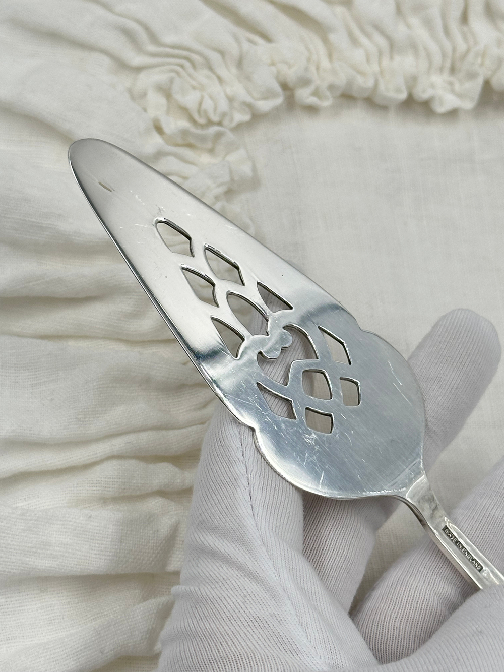 Посеребренная лопатка