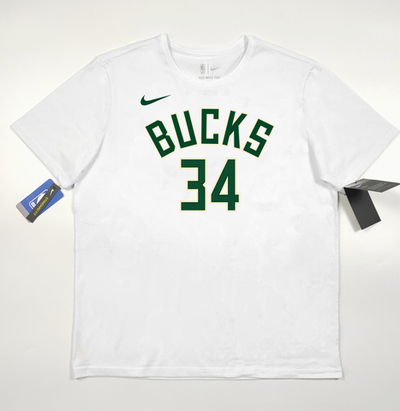 Футболка "Милуоки Бакс" с нанесением Янниса Адетокумбо