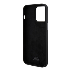 Чехол Karl Lagerfeld Liquid silicone NFT Choupette для iPhone 15 Pro Hard Black (Чёрный)