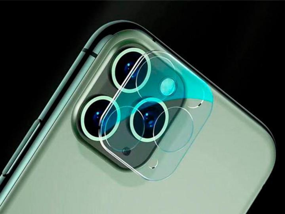 Защитное стекло линзы камеры для iPhone 11 (комплект 2 шт.) Фиолетовый