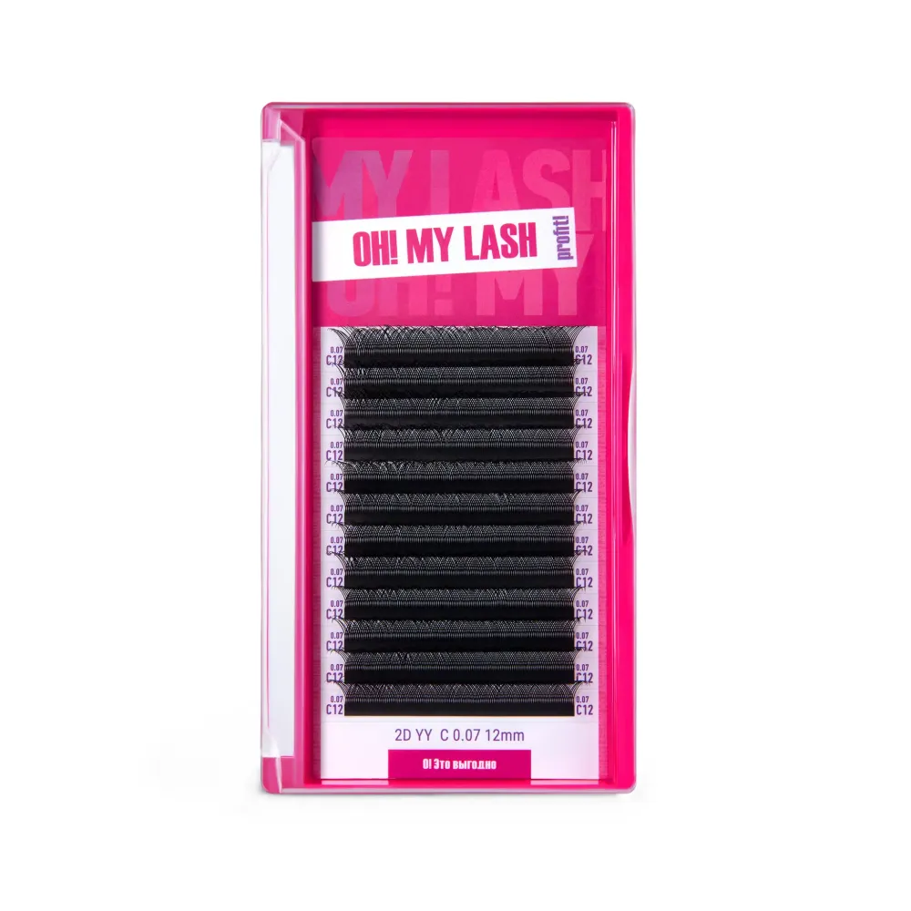 Ресницы черные OH! MY LASH пучки MIX 2D