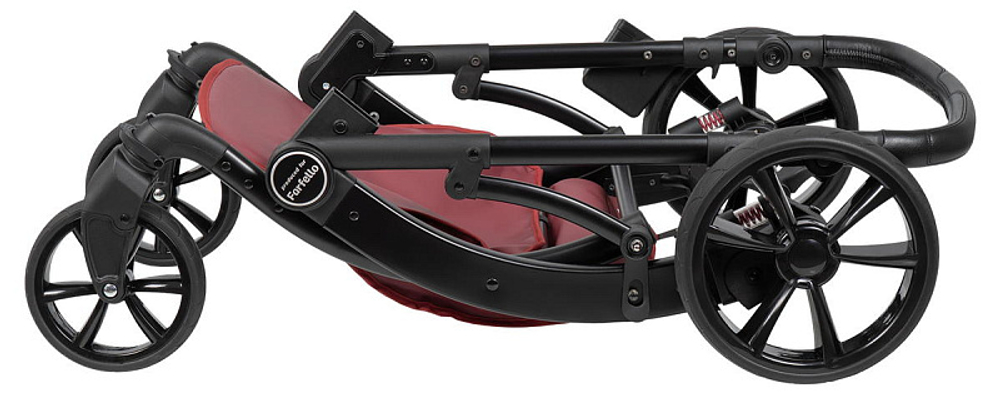 Коляска трансформер Aimile Adventurer бургунди-темный