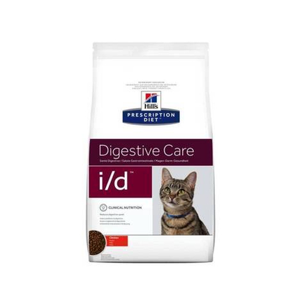 Hill's PD 1,5кг I/D Digestive Care Сухой корм для кошек для здоровья ЖКТ Курица