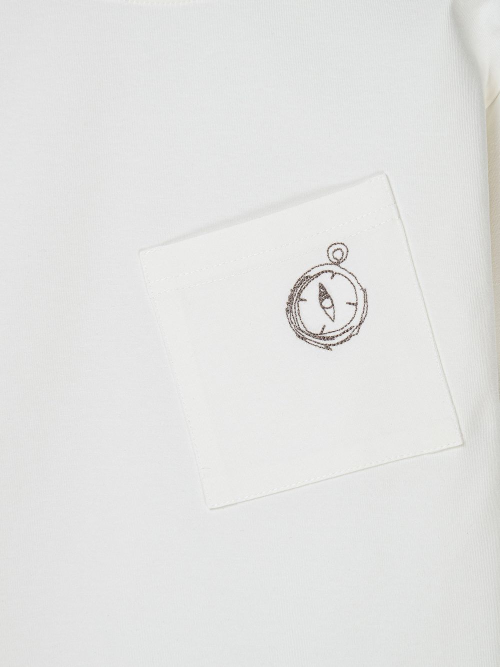 Лонгслив оверсайз "Молоко" с карманом