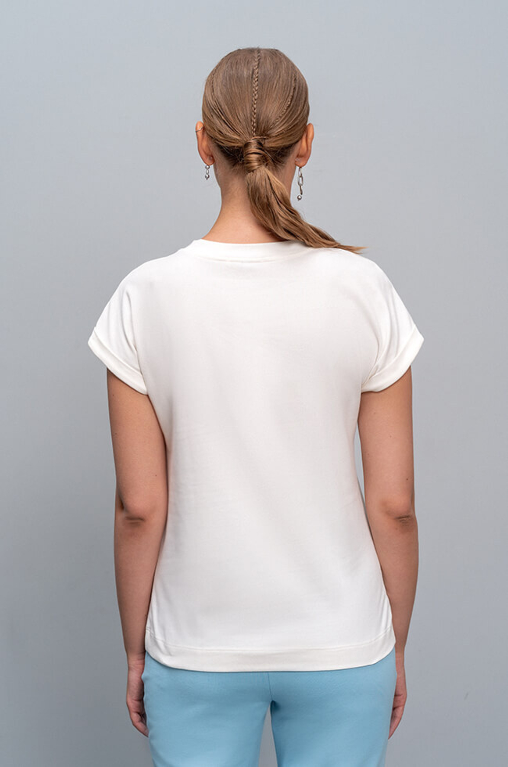 22701 Джемпер женский (молочный)