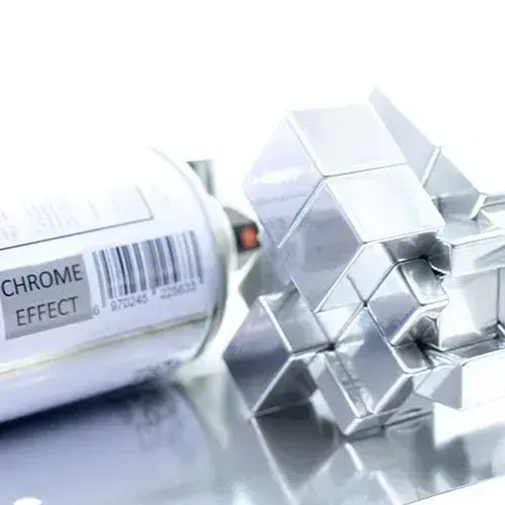 Хром зеркальный 520мл. акриловая краска аэрозольный баллон Gamma Paint