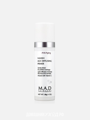 Антивозрастной светорассеивающий крем-праймер под макияж Vanish Age Diffusing Primer, M.A.D. Skincare, 30 гр