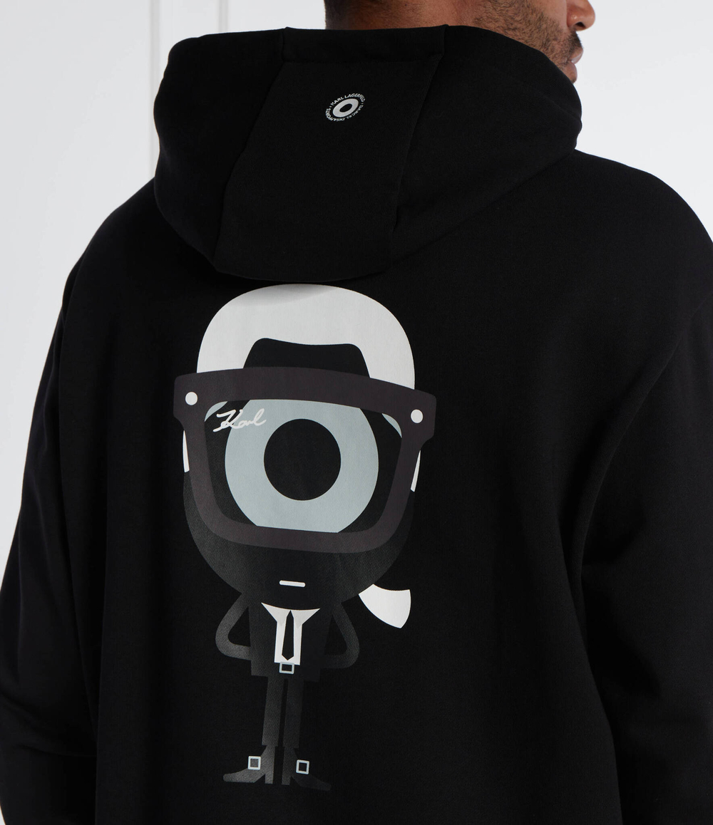 Худи Karl Lagerfeld x Darcel Disappoints Karl Lagerfeld - черный(705099 542930)