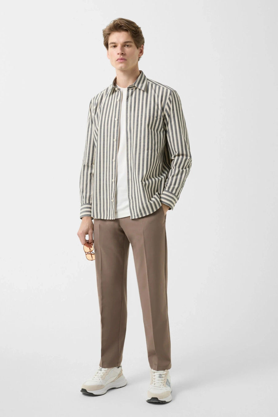 Рубашка BOGNER HEIKO-2 в сером цвете