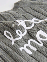 Вязаный кардиган для малышей Next K82-052, Серый