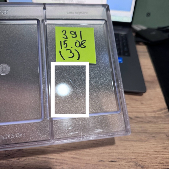 391-у | Форма для шоколадных плиток "Для росписи" (275*175мм)