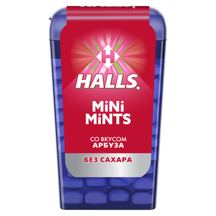 Конфеты Halls Mini Mints арбуз без сахара 12.5гр