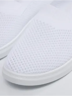 Мокасины летние текстильные