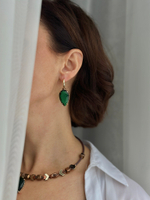 HMG 1308 Изумруд Колье арт.1550