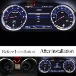 Электронная панель приборов Toyoya Land Cruiser 200 2015-2021 - Kuberg NH-LCD-T02 с сенсорным LCD / ЖК 12.3" экраном QLED