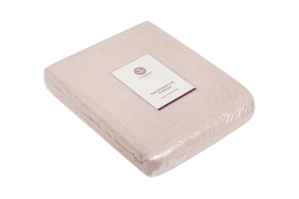 Покрывало Luxberry Powder Dream пудровое вид