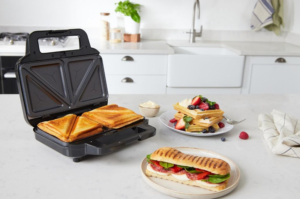 Вафельница Breville 3в1 ULTIMATE VST098X , черный 900 Вт
