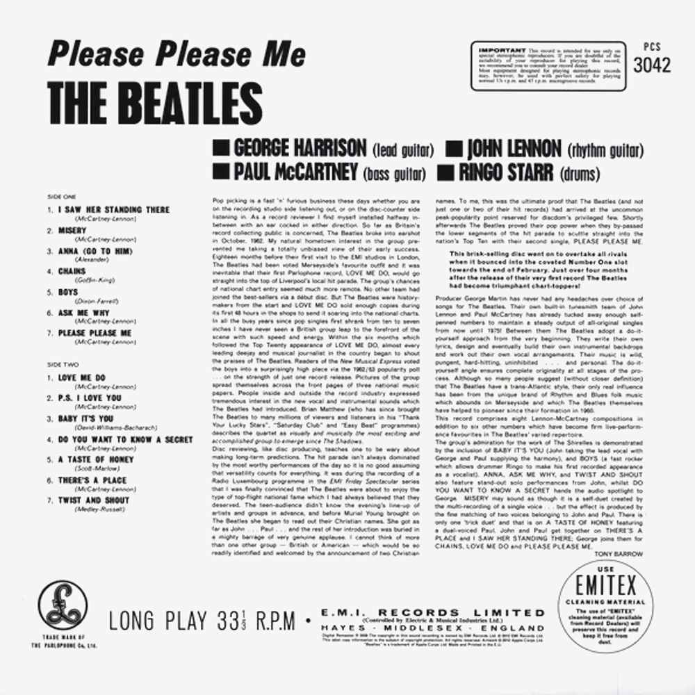 The Beatles / Please Please Me (LP)