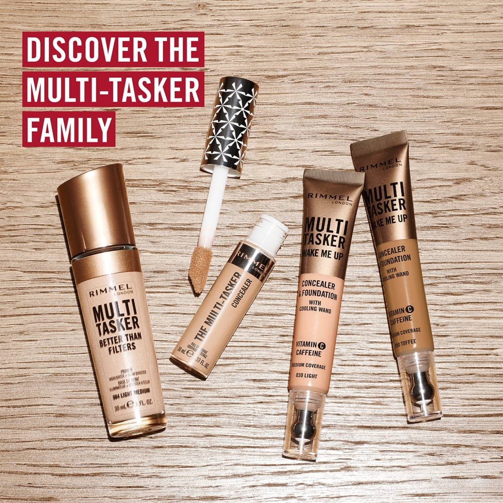 Rimmel Multi-Tasker Wake Me Up - Подклад и корректор с эффектом осветления оттенок 60 Light Honey, 20 ml