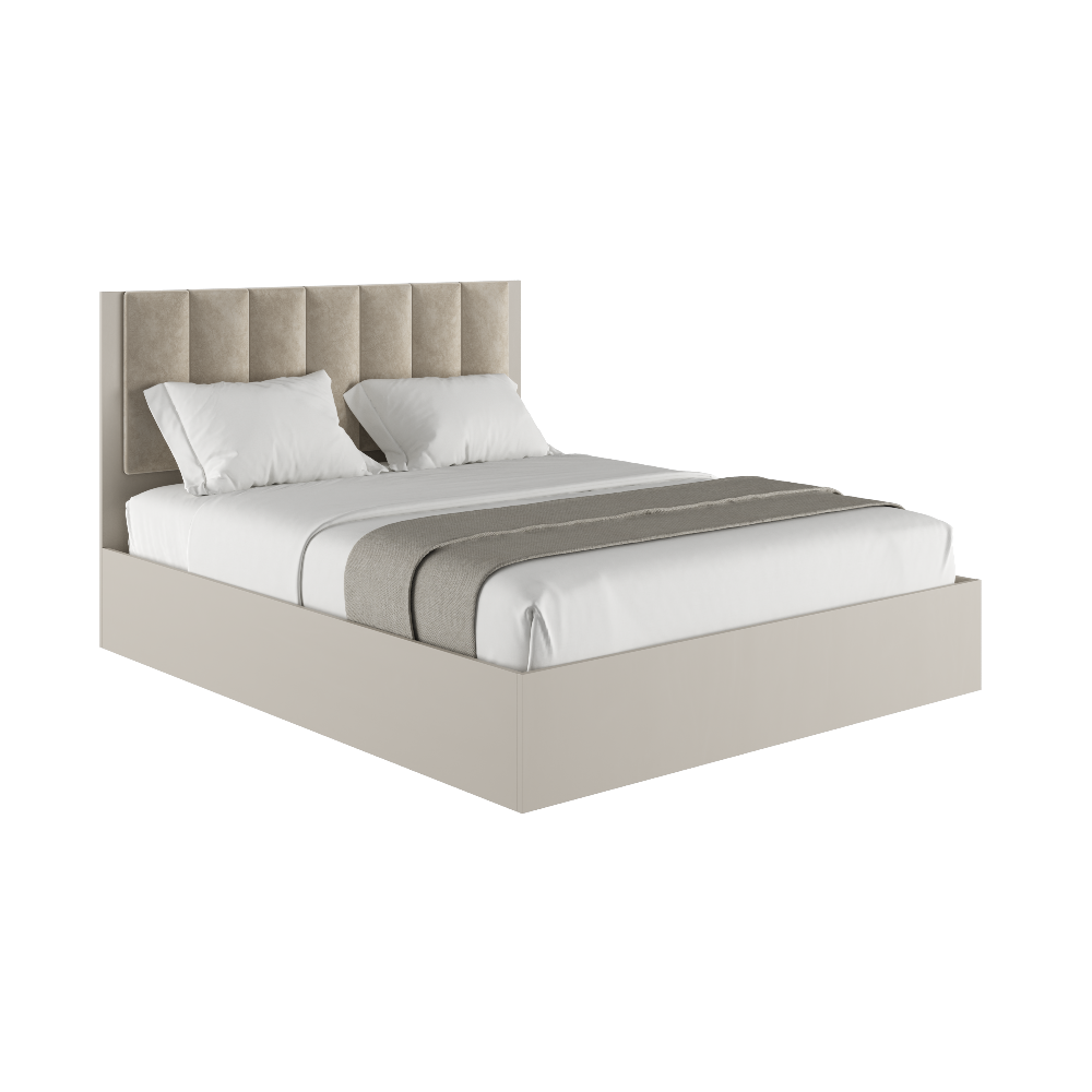 Спальный гарнитур Ева кашемир современный стильный кровать 160×200