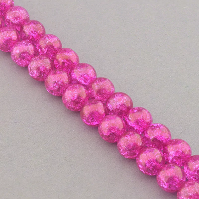 Нитка Кварц 39 см. 10 мм. (Без замка) - Малиновая