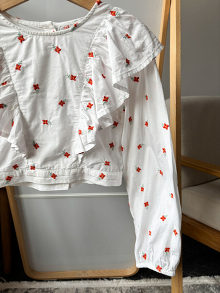 Хлопковая блузка Stella McCartney, 128