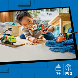 LEGO City - Набор с самолетом, сервисным грузовиком и воздушной подушкой 60505