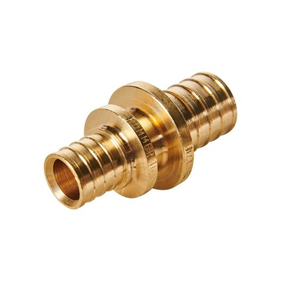 Муфта переходная ROMMER - 20x16 (для труб из сшитого полиэтилена, латунь)