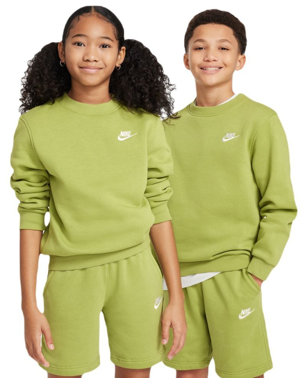 Кофта для девочки теннисная  Nike Kids Sportswear Club Fleece Hoodie - pear/white