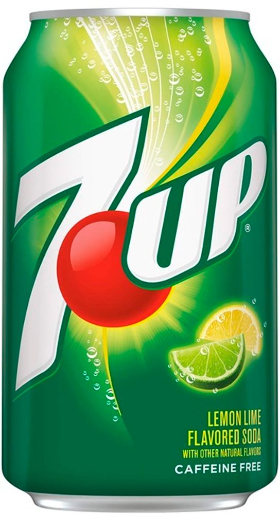 7UP Лимон Lime 0.355 банка - 12 шт