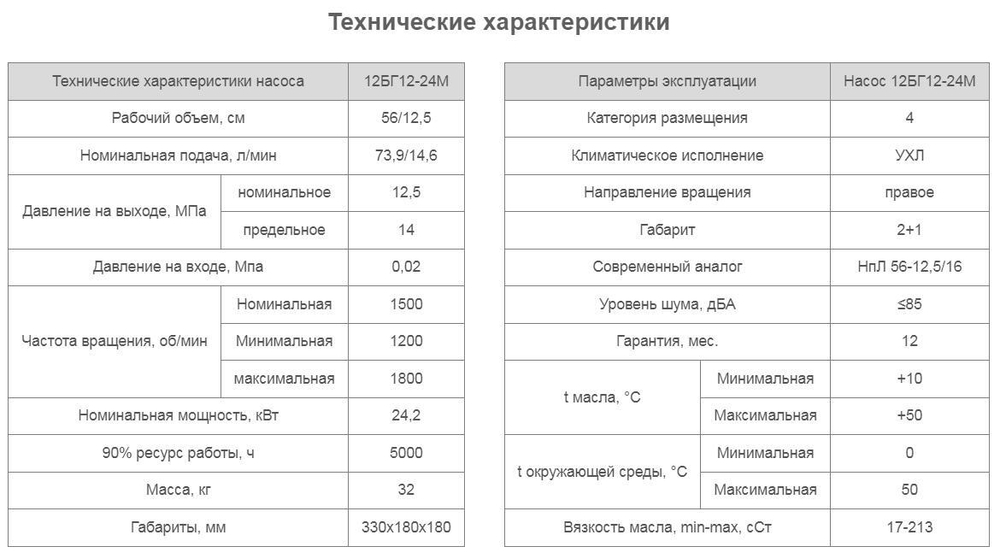 Насос 12БГ12-24М