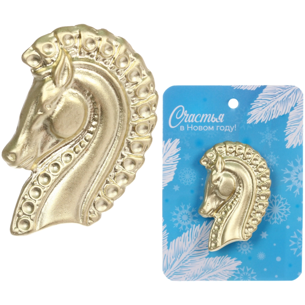 Брошь «Best Podarok - Hercules», цвет золото, 4*2,5см