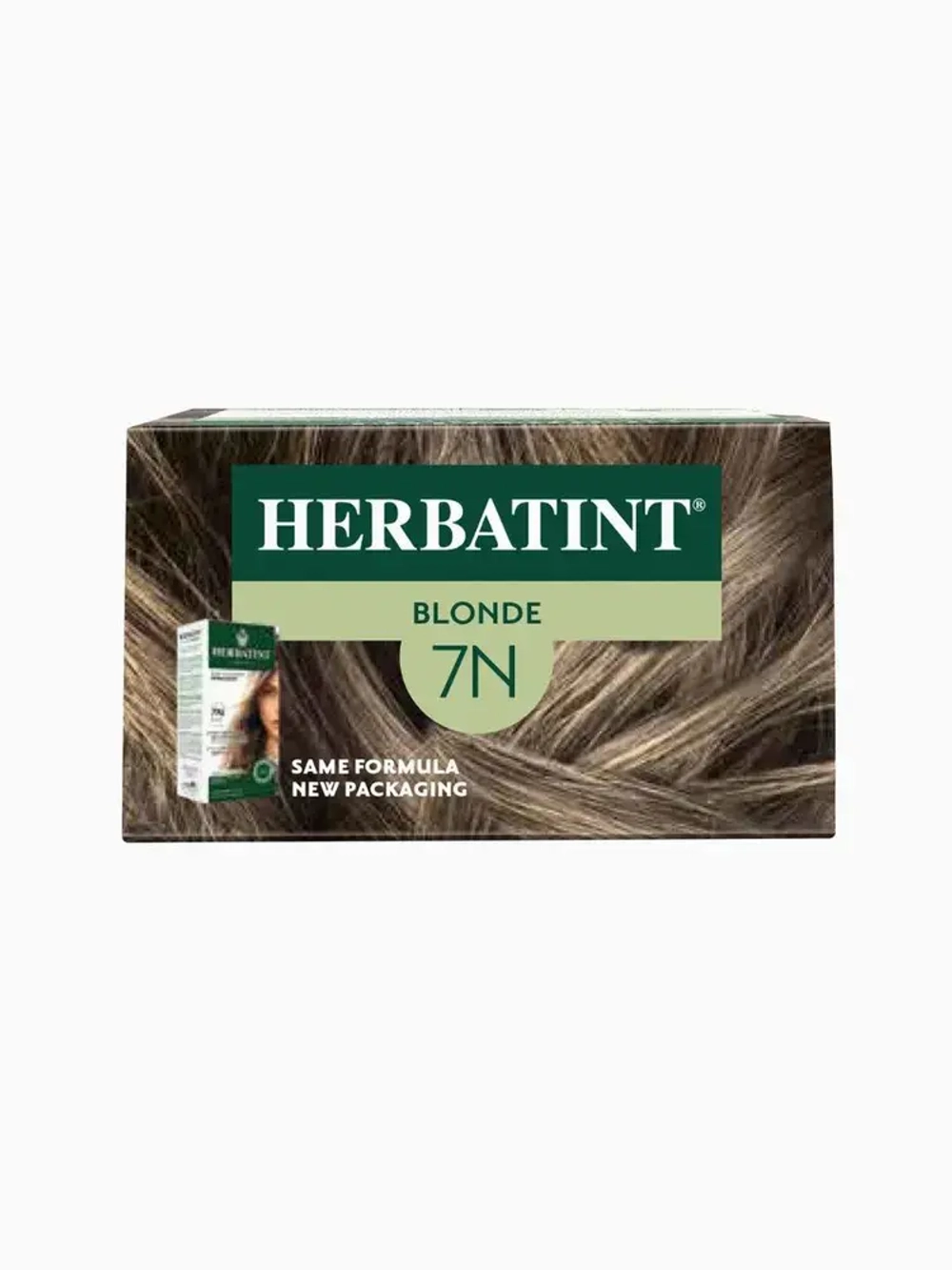 7N БЛОНДИН - гель-краска для волос HERBATINT, 170 мл / из Европы /