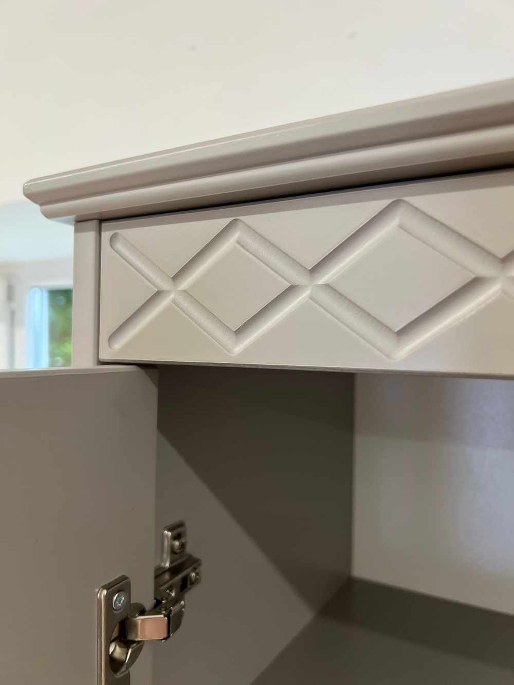 Шкаф Индра для одежды, серый